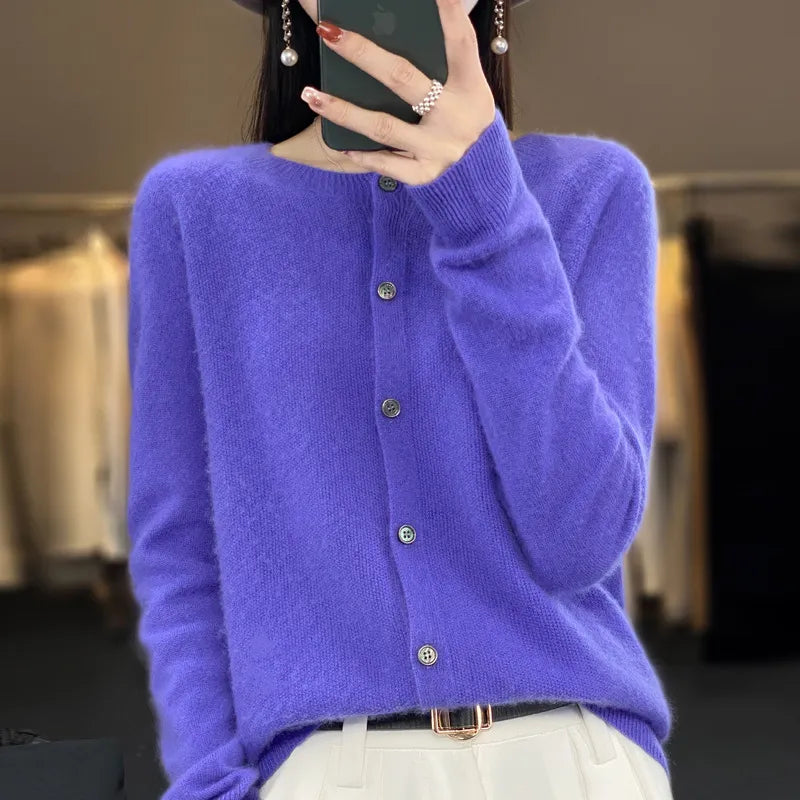 LK® | Eleganter Knopf-Cardigan