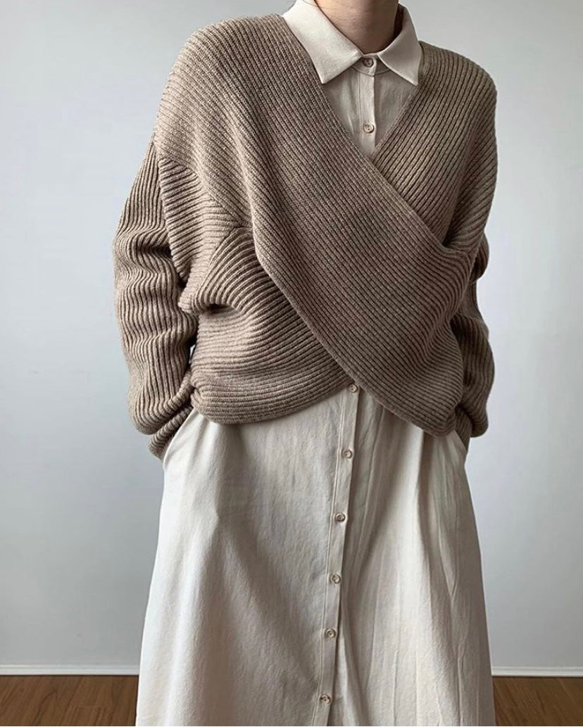 LK® | Eleganter Kreuzstrickpullover