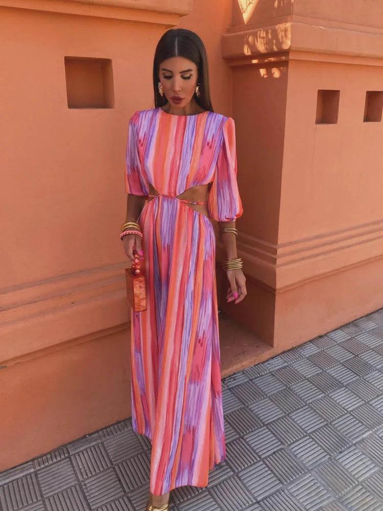 LK® | Elegantes Kleid mit offenem Rücken