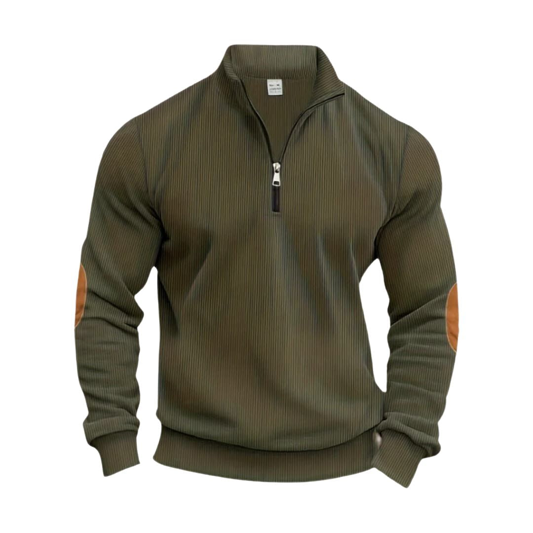 LK® | Modische Sweatshirt mit halbem Reißverschluss