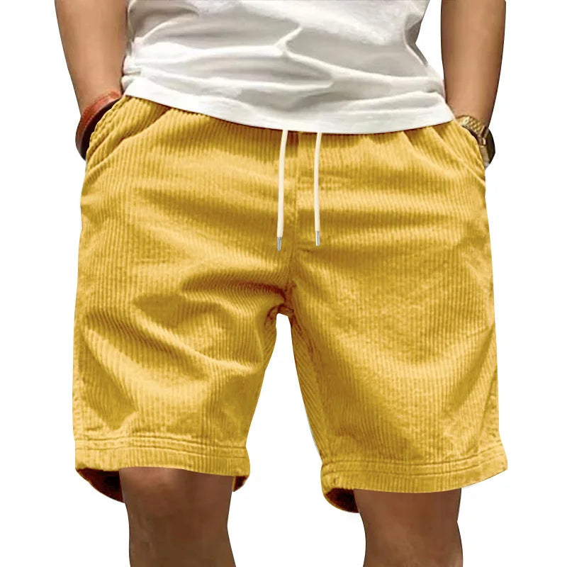 LK® | Legere kurze Hose aus samtigem Ribstoff