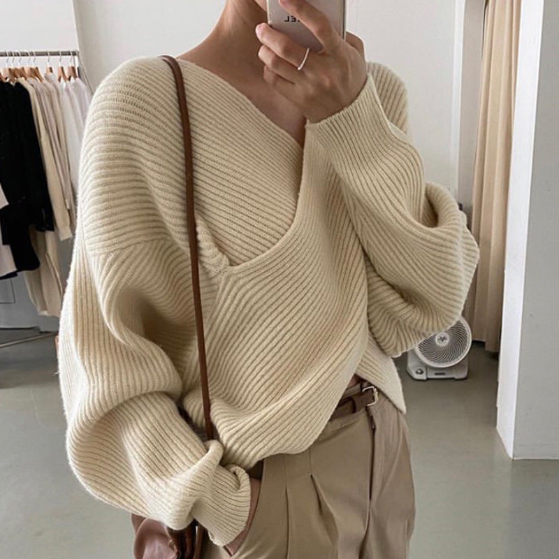 LK® | Eleganter Kreuzstrickpullover