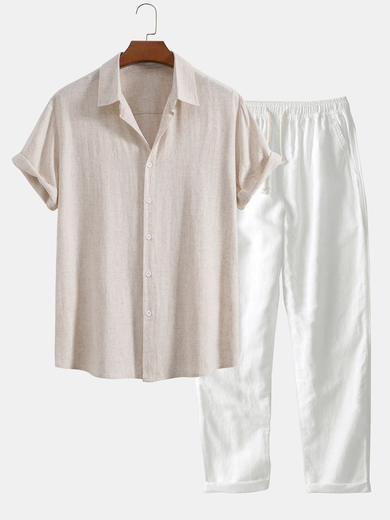 LK® | 2-teiliges Schickes Casual Leinen Set