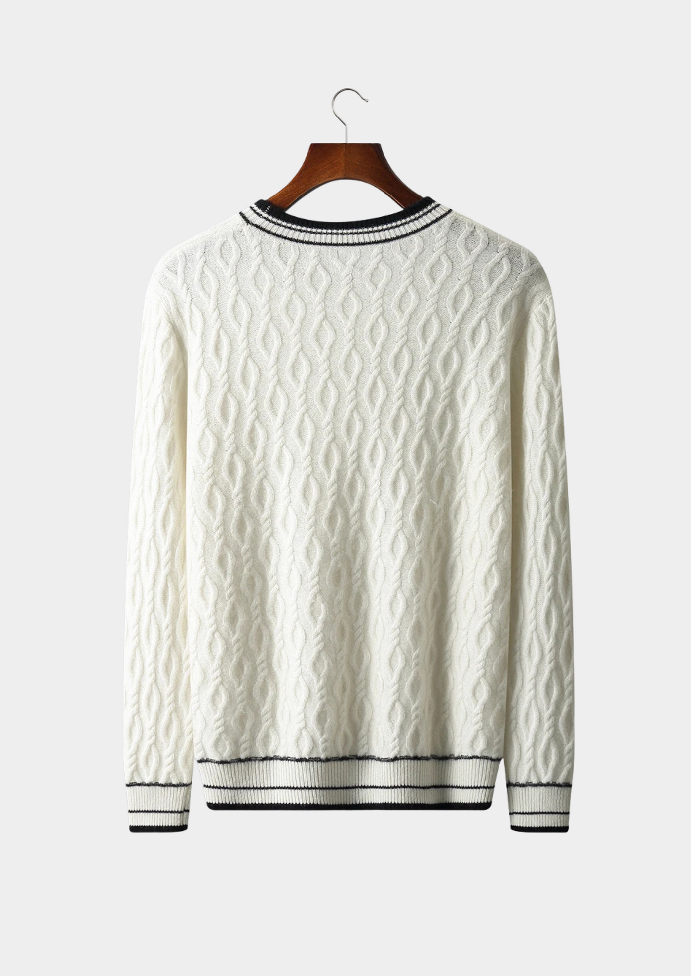 Noba Wool Jacquard Crew Sweater