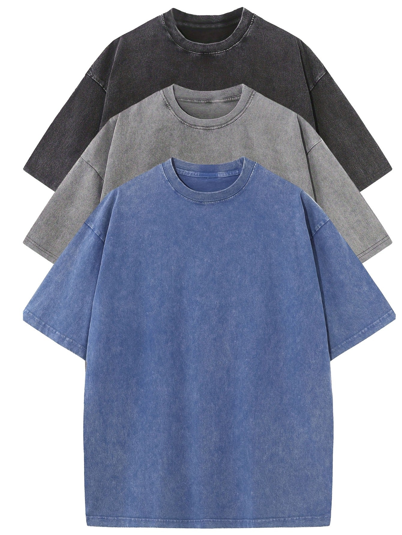 LK® | Essentials Baumwoll Oversized T-Shirt Set – 3er-Pack