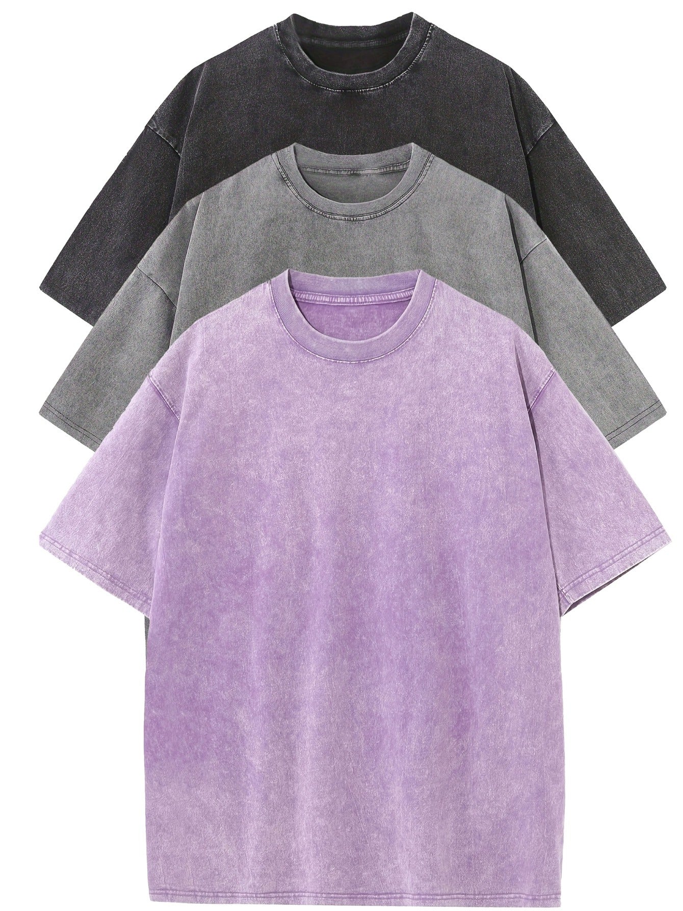 LK® | Essentials Baumwoll Oversized T-Shirt Set – 3er-Pack