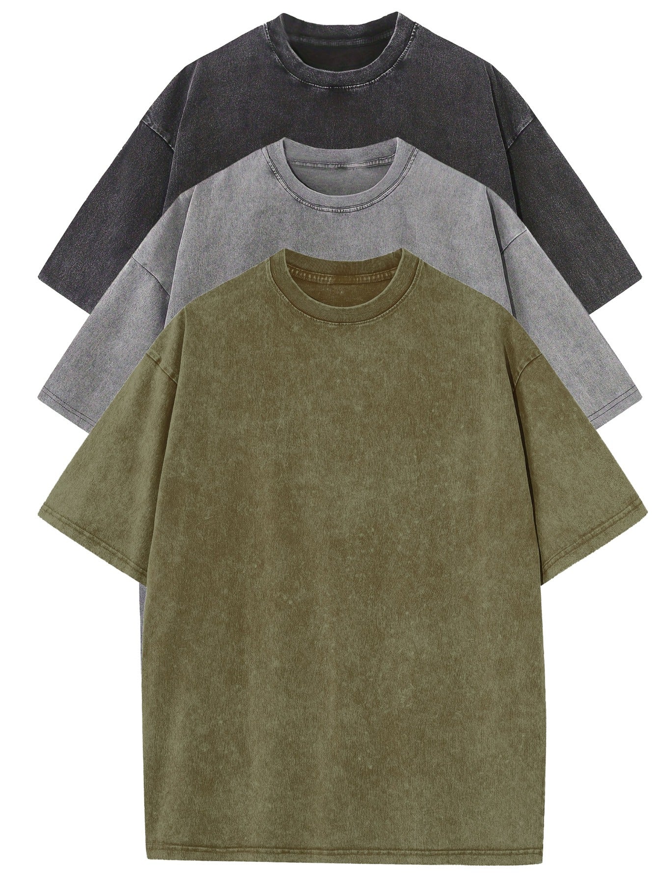 LK® | Essentials Baumwoll Oversized T-Shirt Set – 3er-Pack