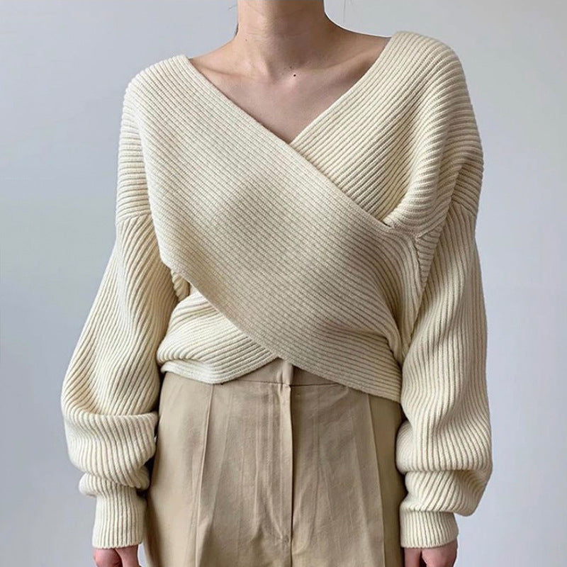 LK® | Eleganter Kreuzstrickpullover