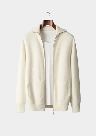NOBA WOLL RIPPER ZIP CARDIGAN