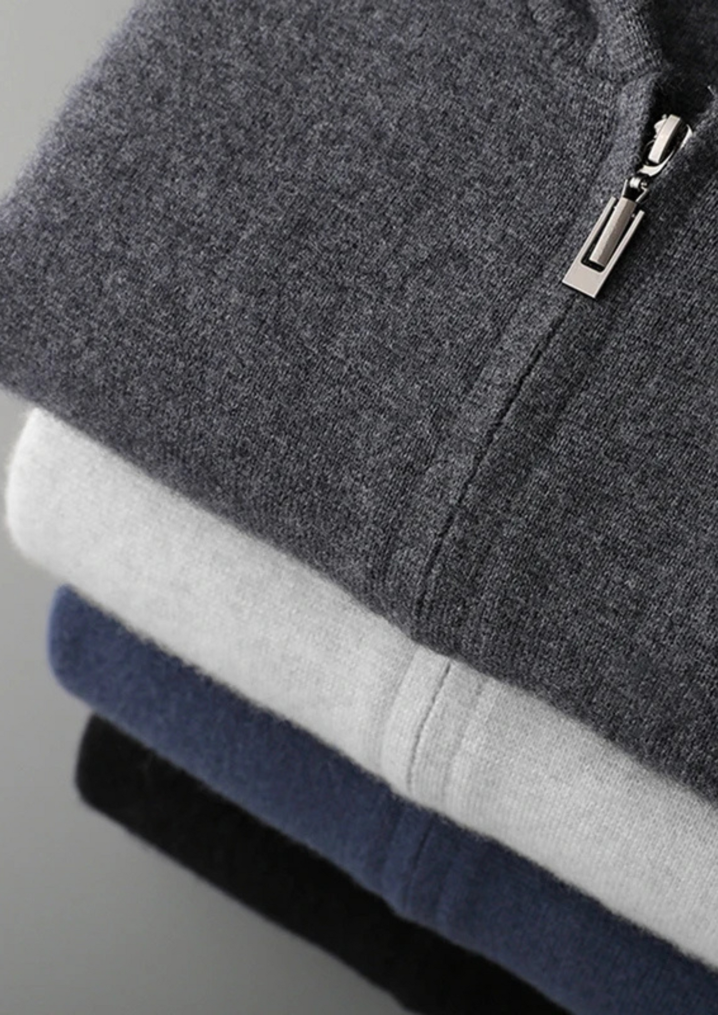 Pure Cashmere Zipper Hoodie