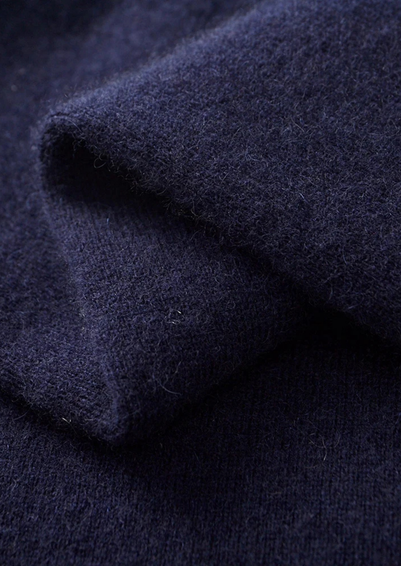 NOBA Two-Tone Wool Polo Cardigan