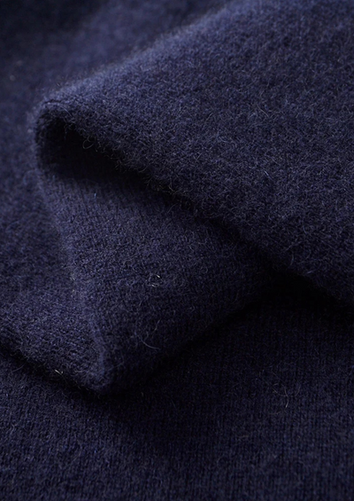 NOBA Two-Tone Wool Polo Cardigan