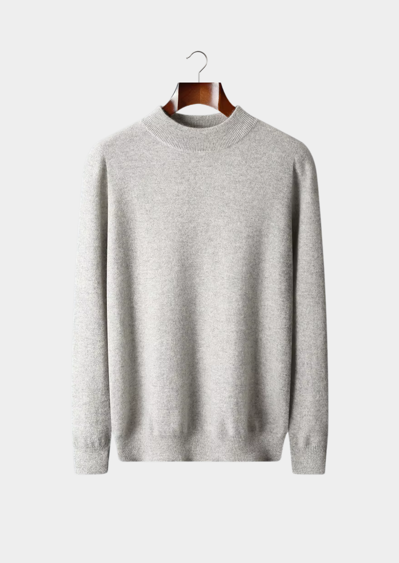 Noba Wool Classic Mock Neck Sweater