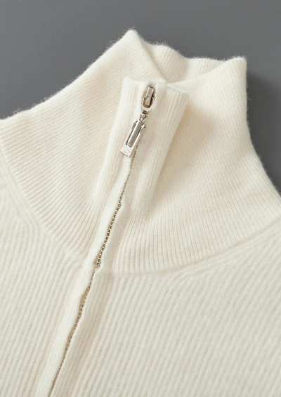 NOBA WOLL RIPPER ZIP CARDIGAN