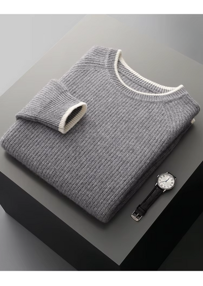 NOBA Two-Tone Wool Crewneck