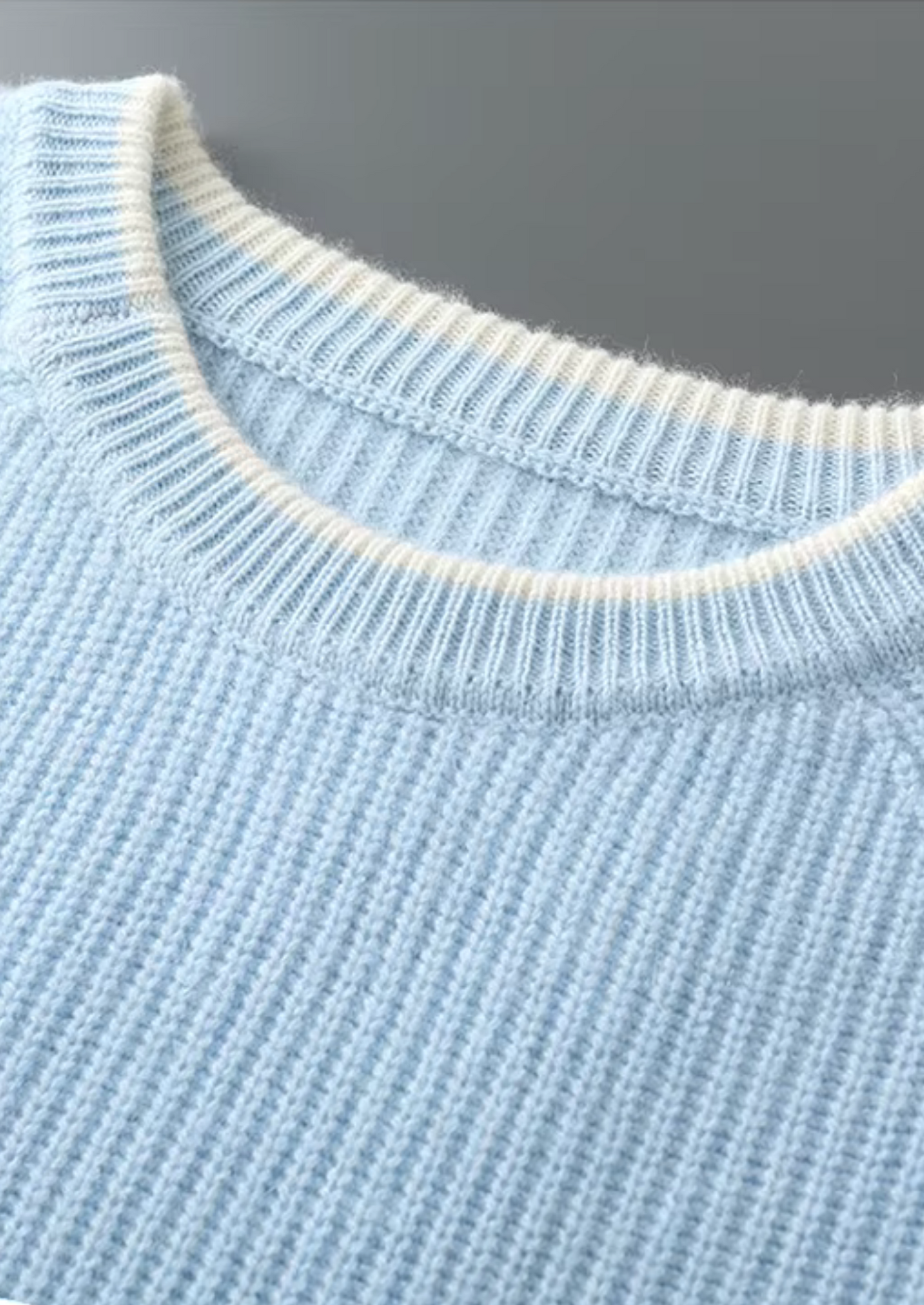 NOBA Two-Tone Wool Crewneck