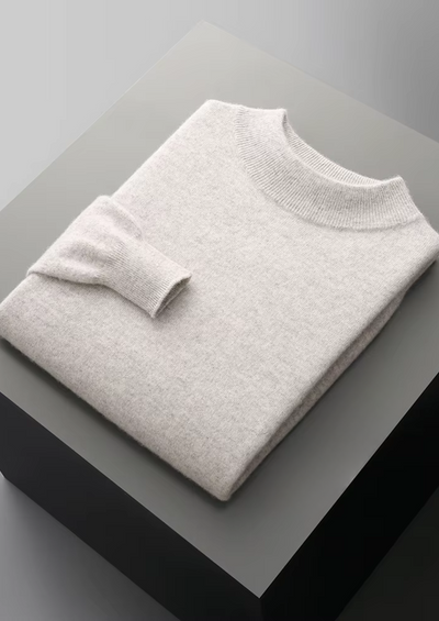 Noba Wool Classic Mock Neck Sweater