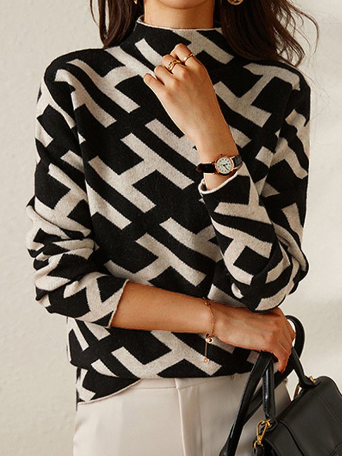 LK® | Moderner Pullover mit Mustern