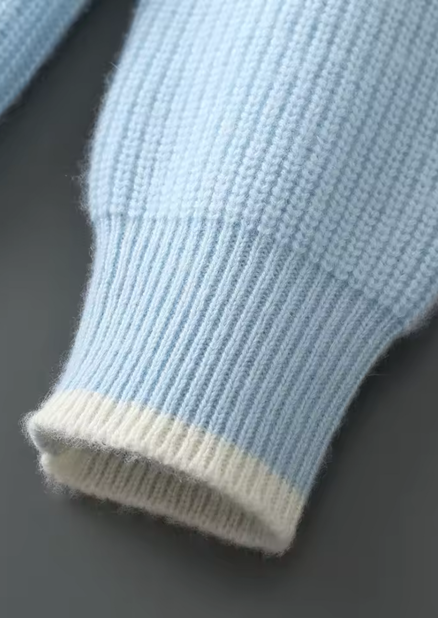 NOBA Two-Tone Wool Crewneck