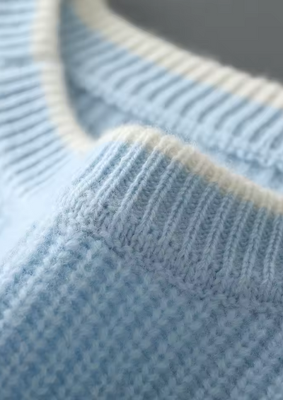 NOBA Two-Tone Wool Crewneck