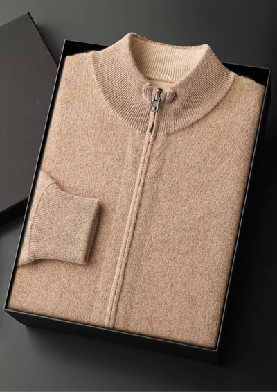 Noba Wool Zip Cardigan