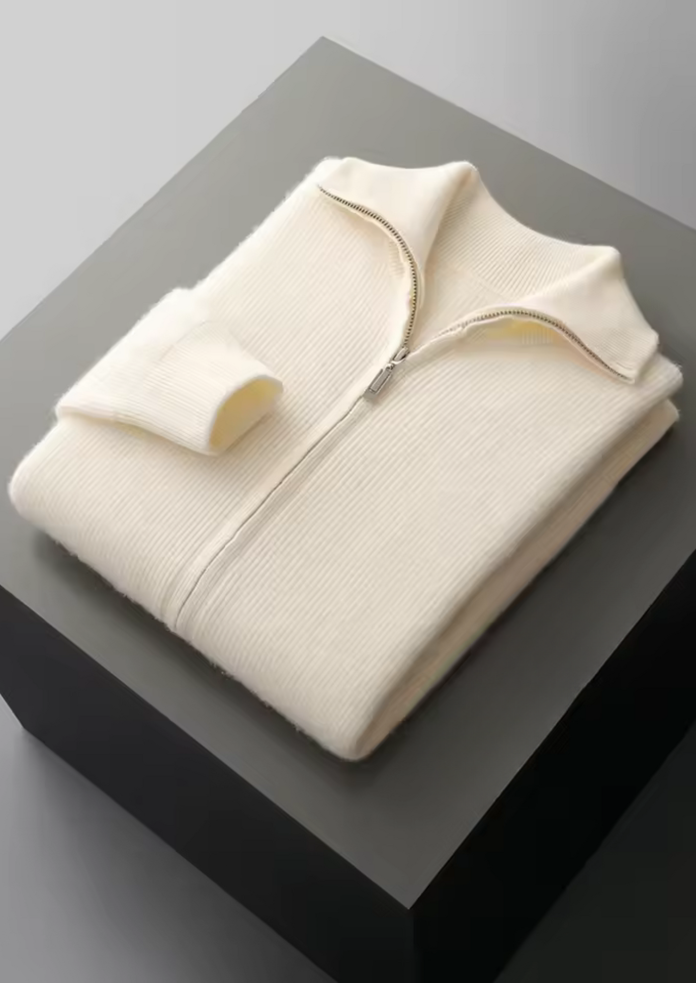 NOBA WOLL RIPPER ZIP CARDIGAN