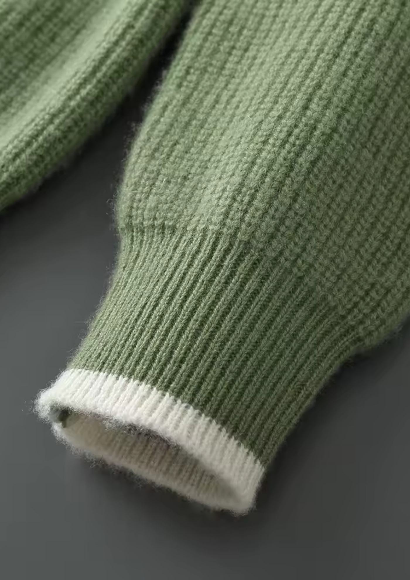 NOBA Two-Tone Wool Crewneck