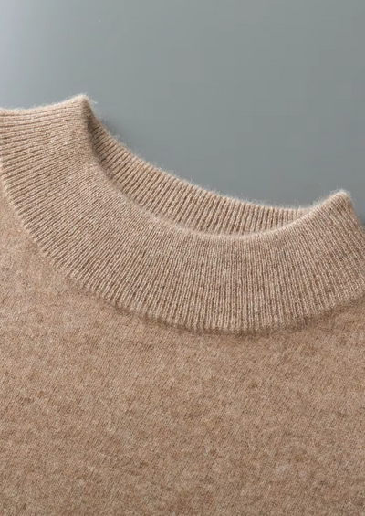 Noba Wool Classic Mock Neck Sweater