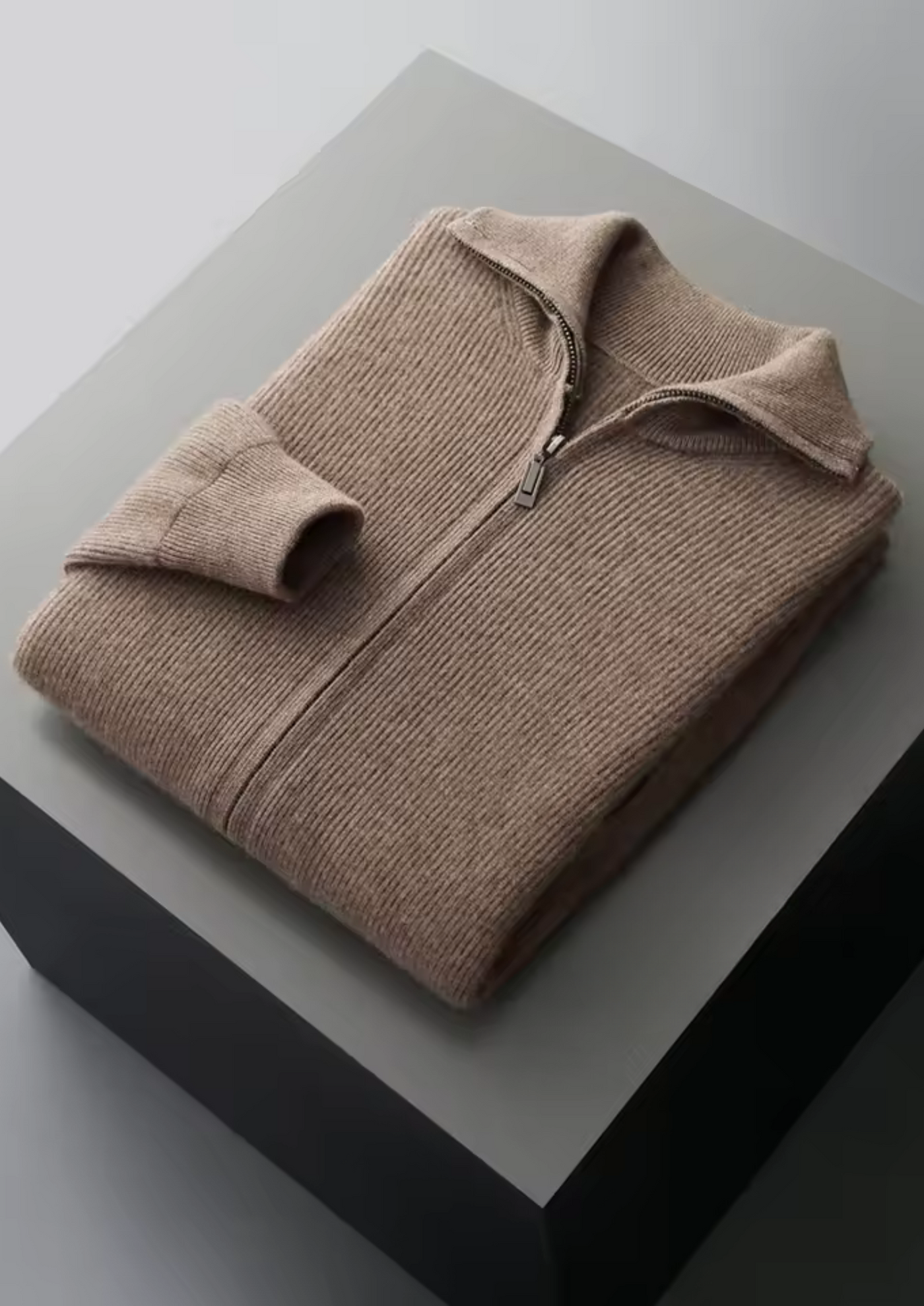 NOBA WOLL RIPPER ZIP CARDIGAN