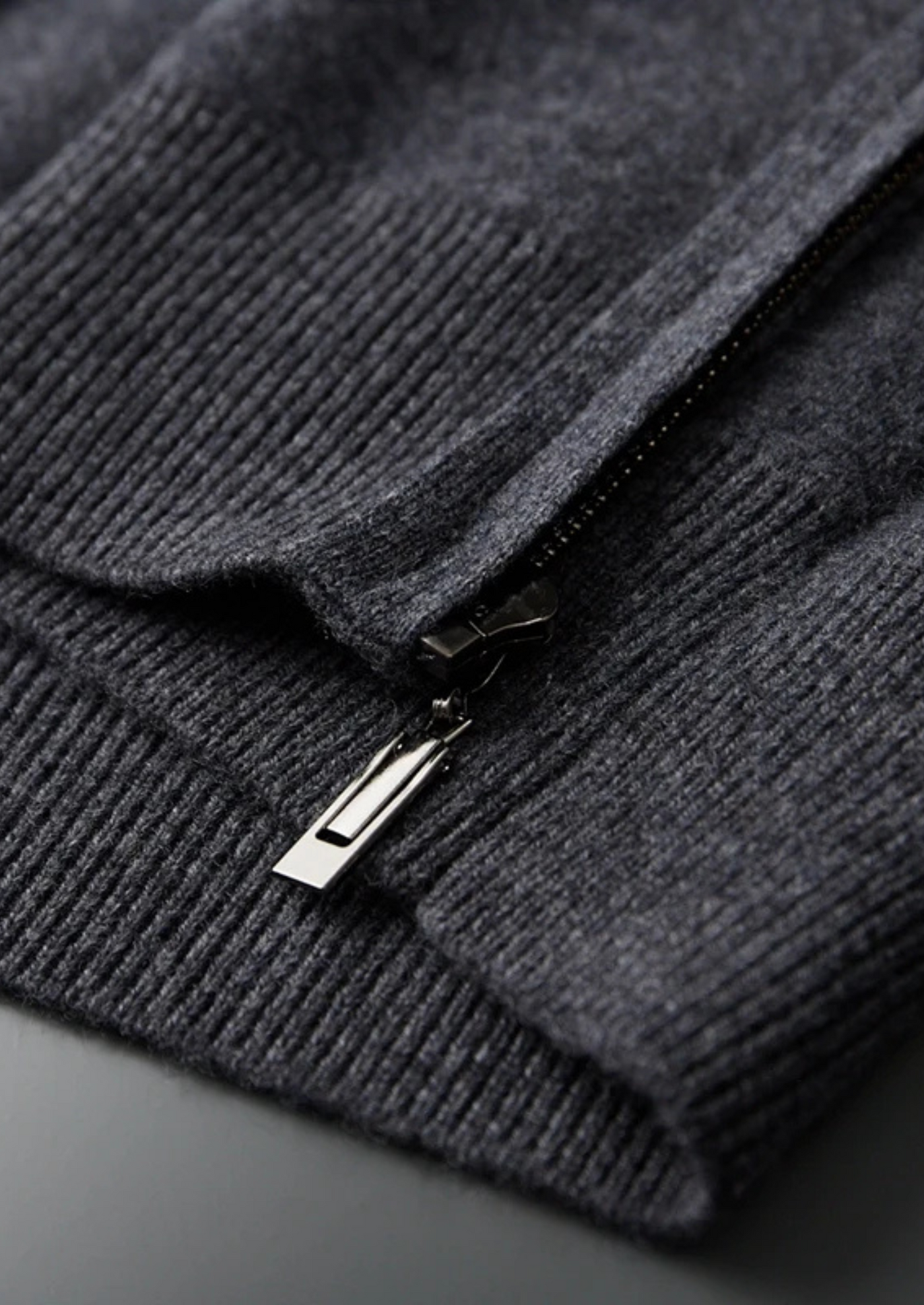 Pure Cashmere Zipper Hoodie