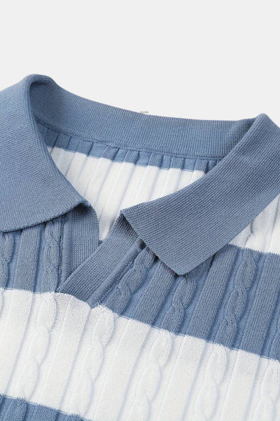 Kraus Polo mit Weißem Streifen