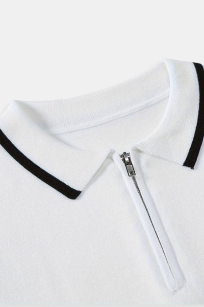 Kraus Knit Quarter-Zip Golf Polo