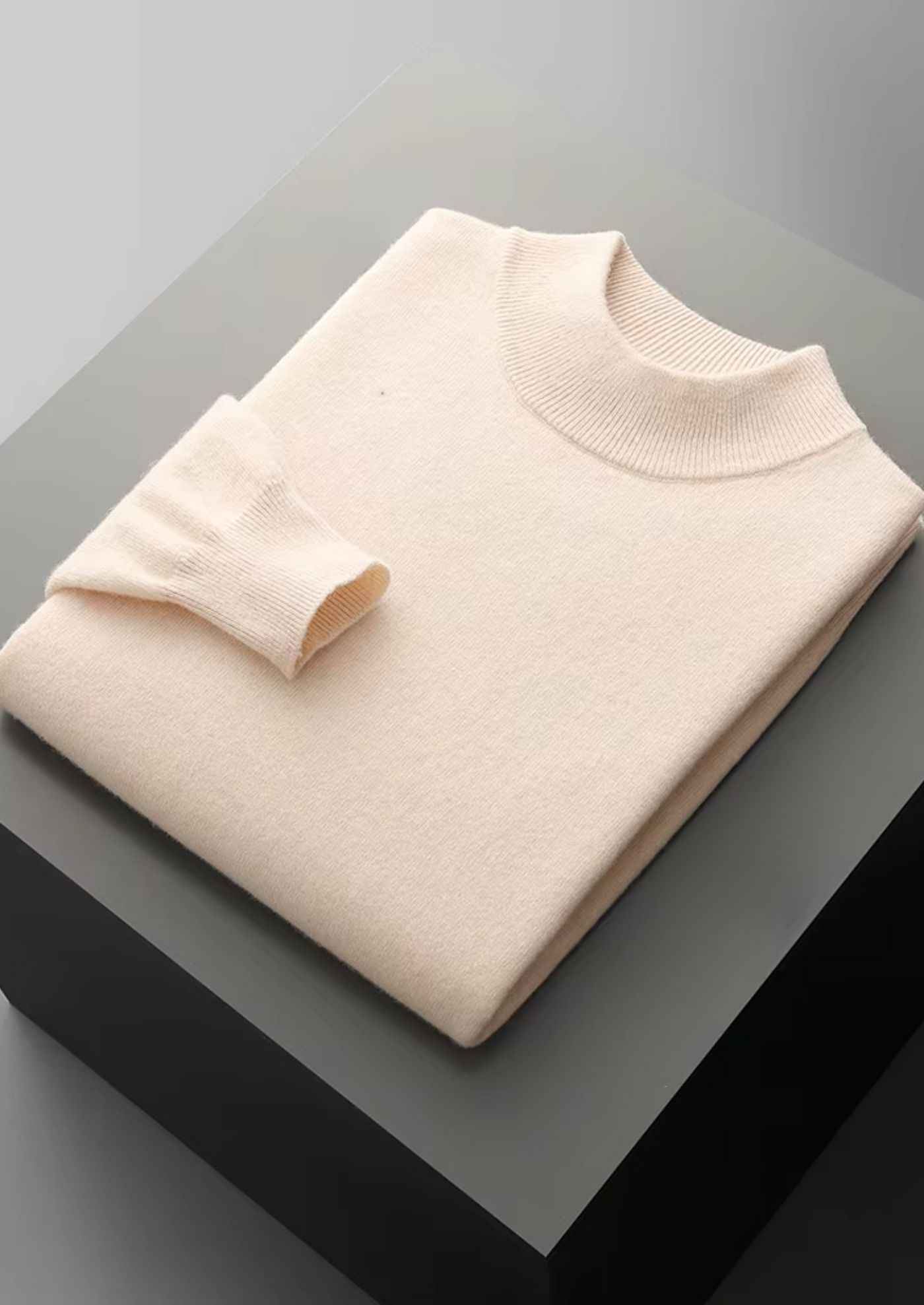 Noba Wool Classic Mock Neck Sweater