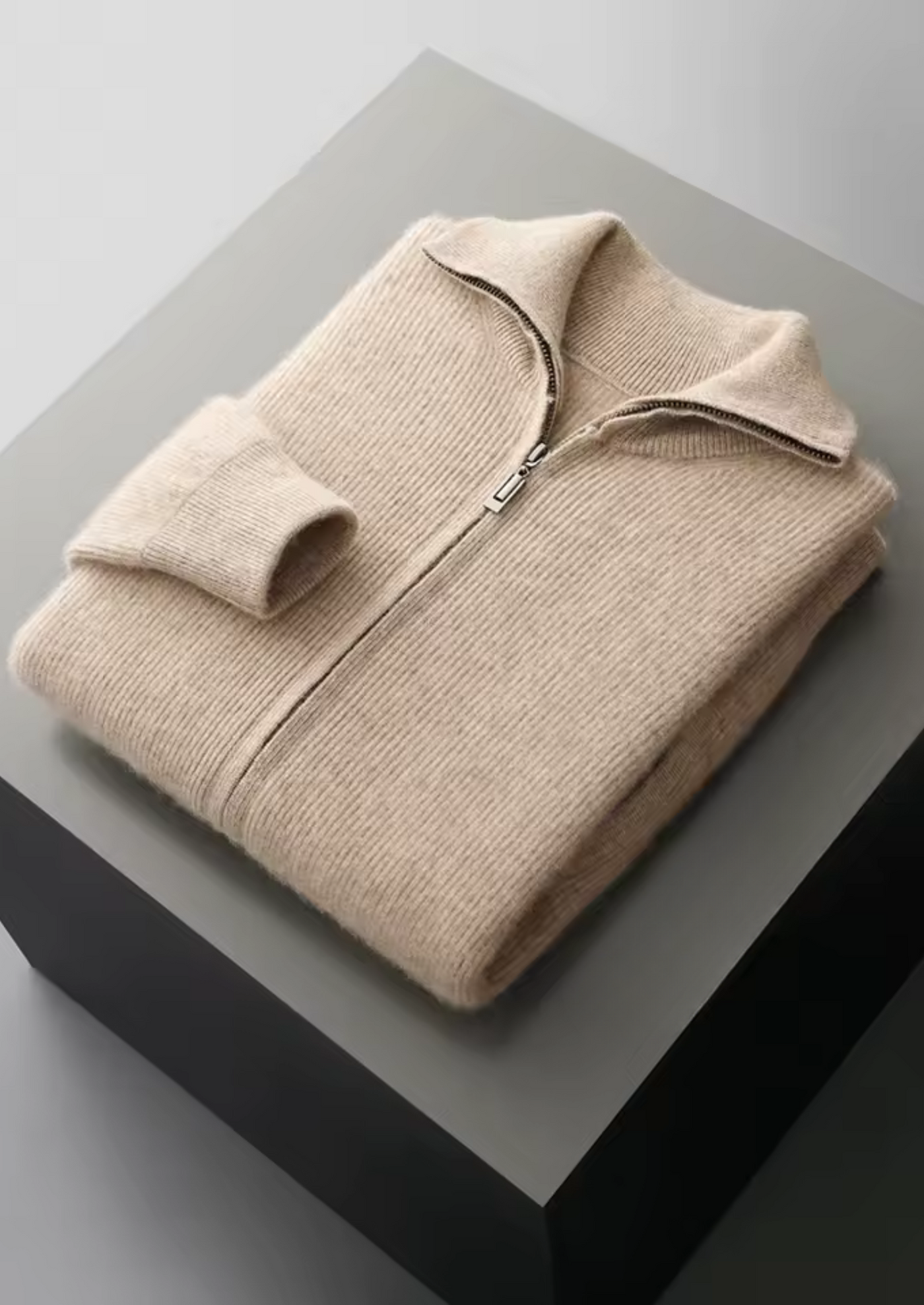 NOBA WOLL RIPPER ZIP CARDIGAN