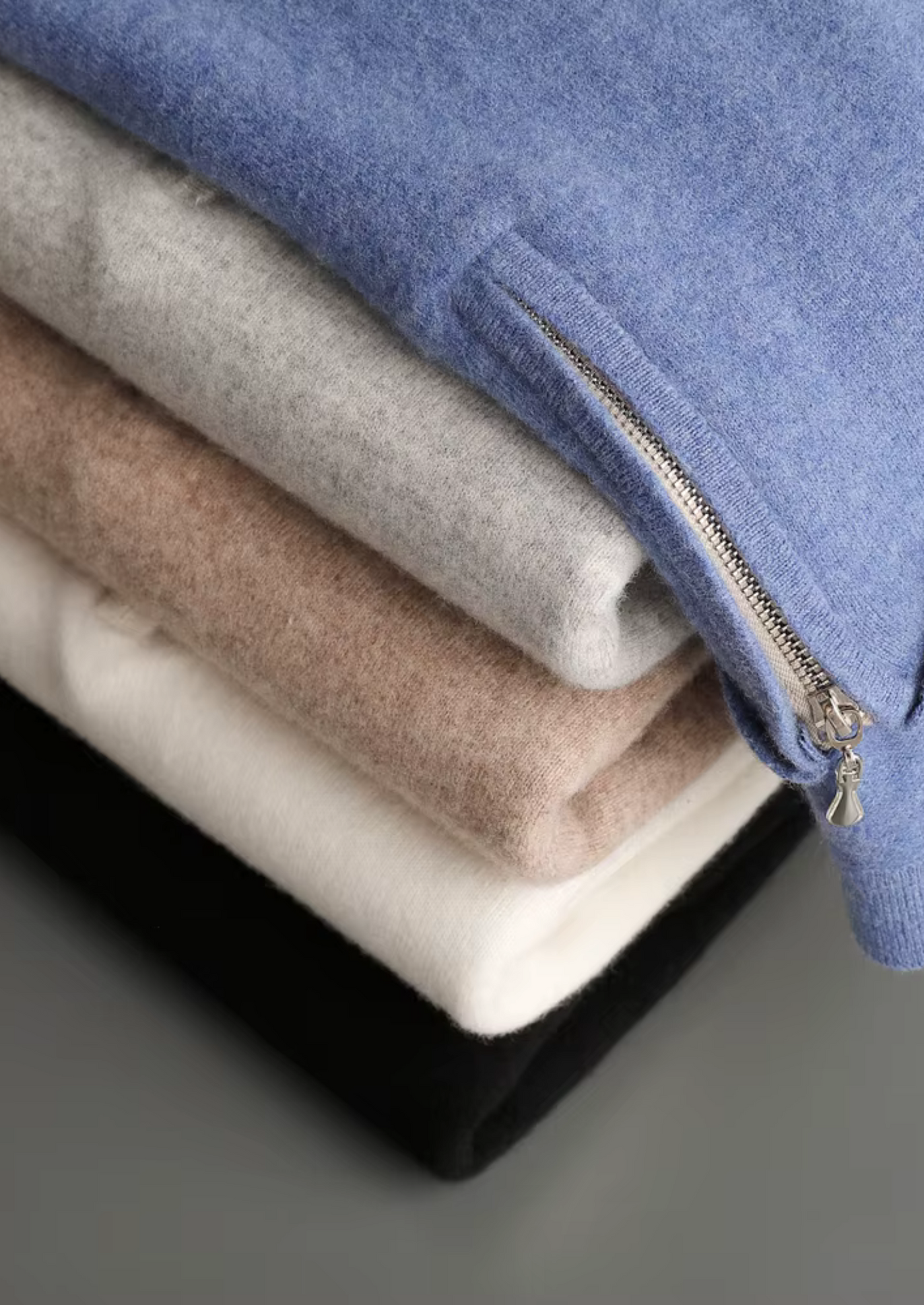 NOBA WOOL HALF-ZIP POLO