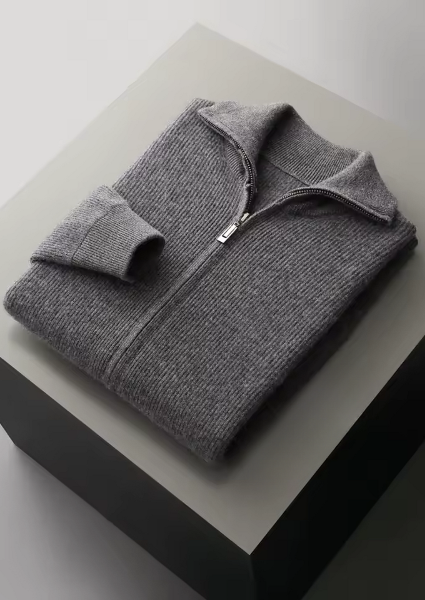 NOBA WOLL RIPPER ZIP CARDIGAN