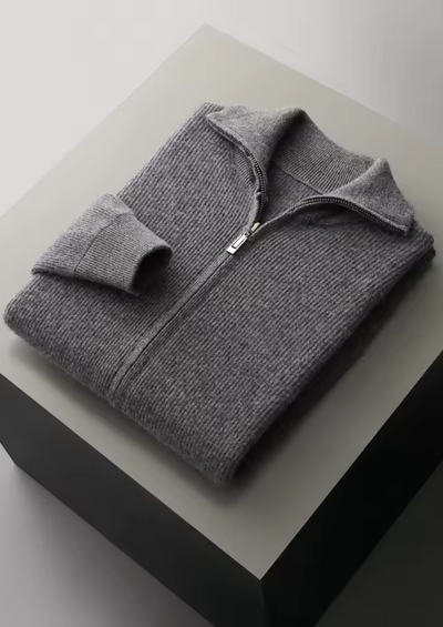 NOBA WOLL RIPPER ZIP CARDIGAN