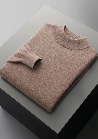 Noba Wool Classic Mock Neck Sweater