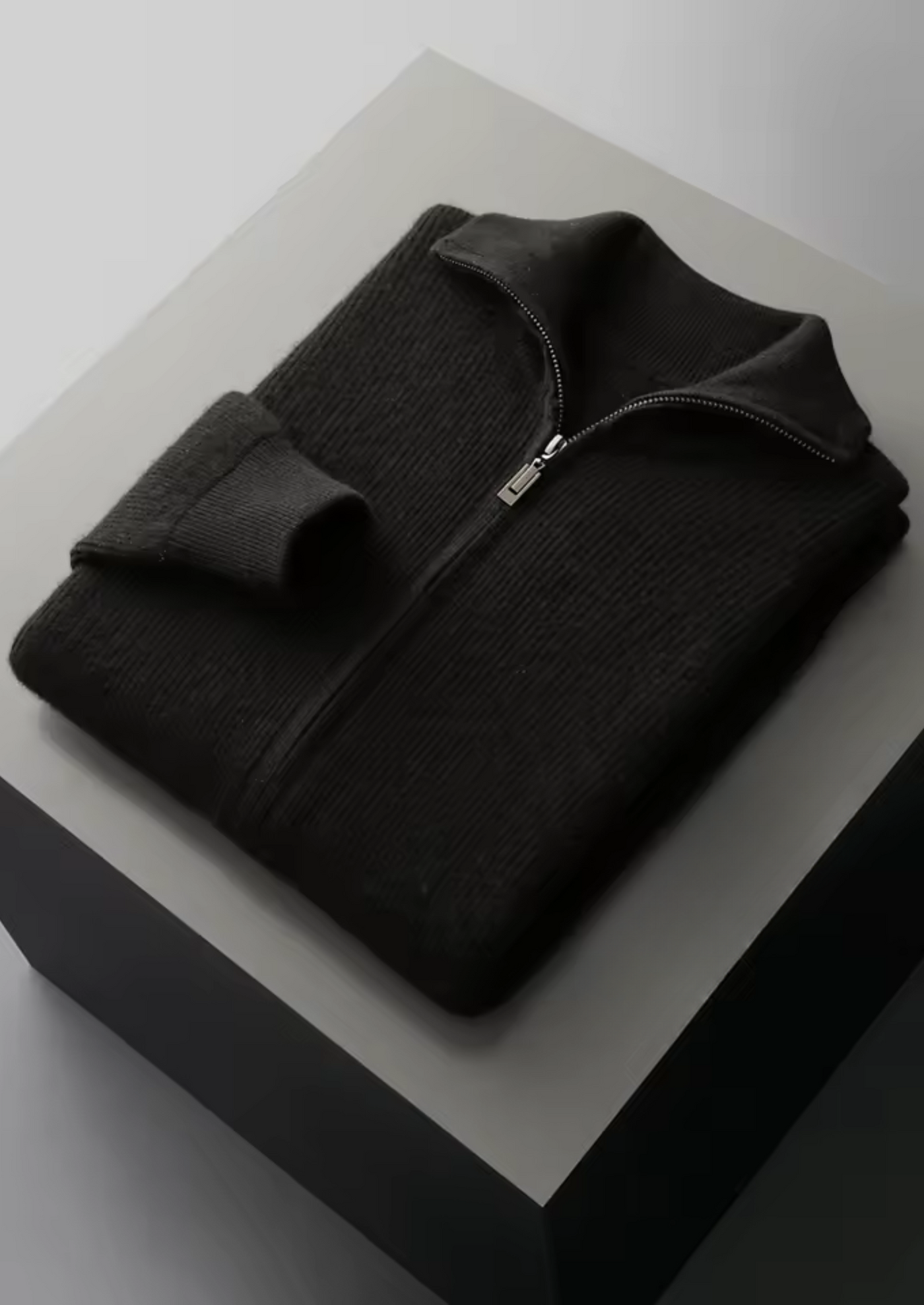 NOBA WOLL RIPPER ZIP CARDIGAN