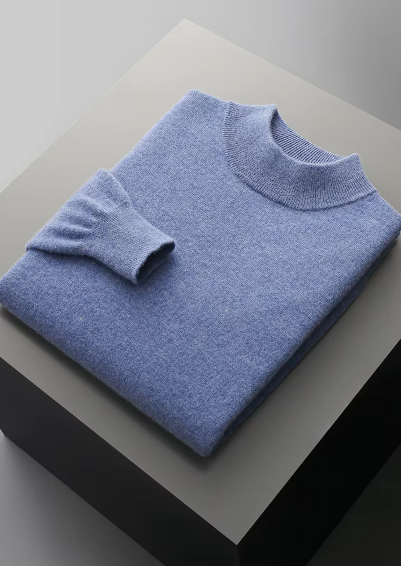 Noba Wool Classic Mock Neck Sweater