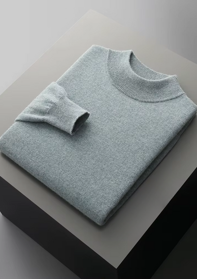 Noba Wool Classic Mock Neck Sweater