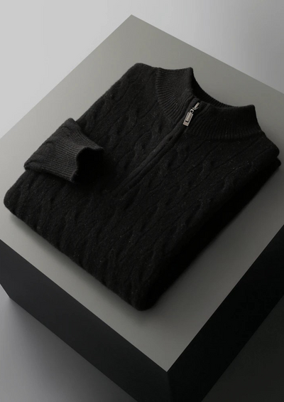 Noba Wool Cable Half Zip