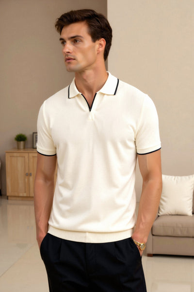 Kraus Contrast Slim Fit Polo Shirt