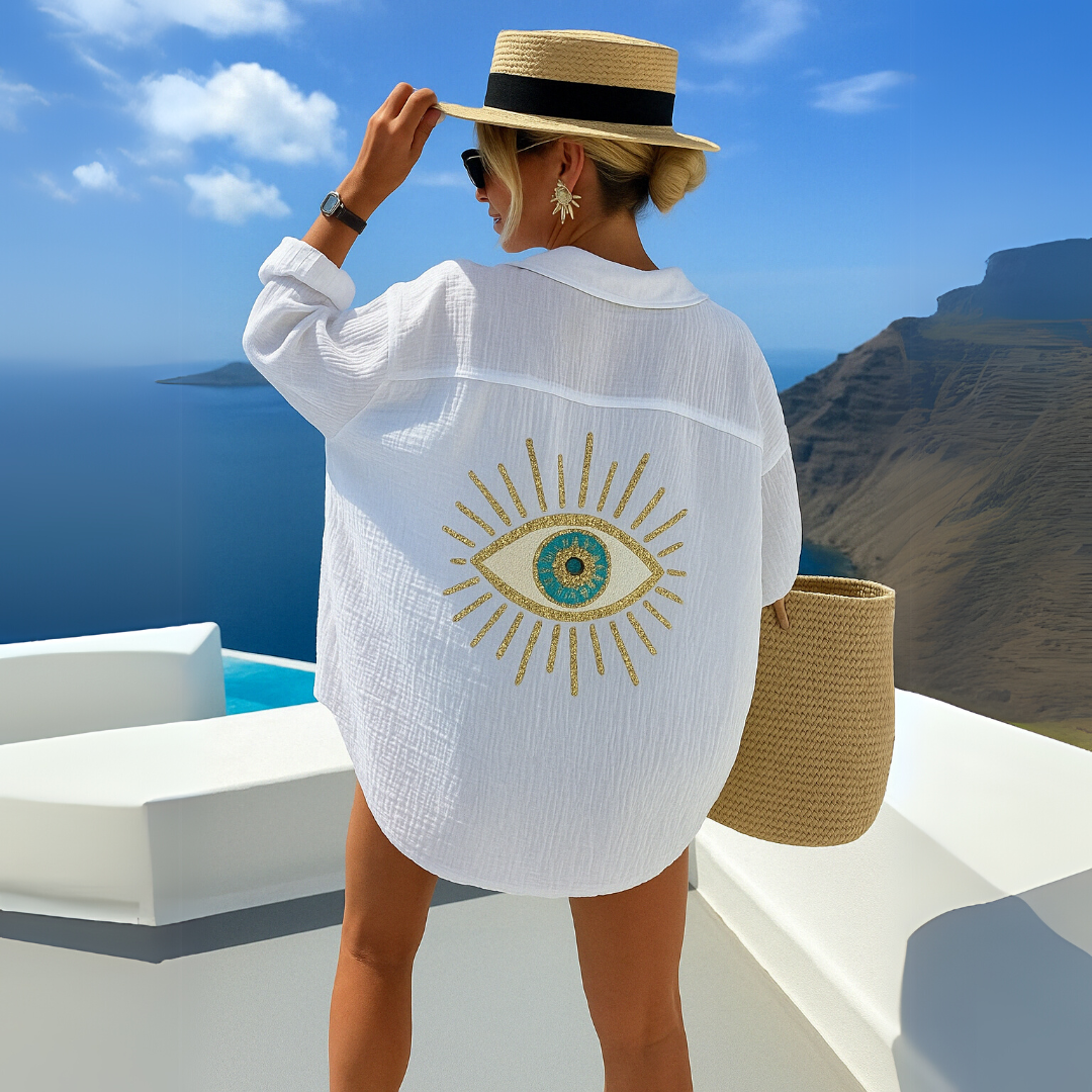 LK® | Ibiza Stil Lässige Bluse