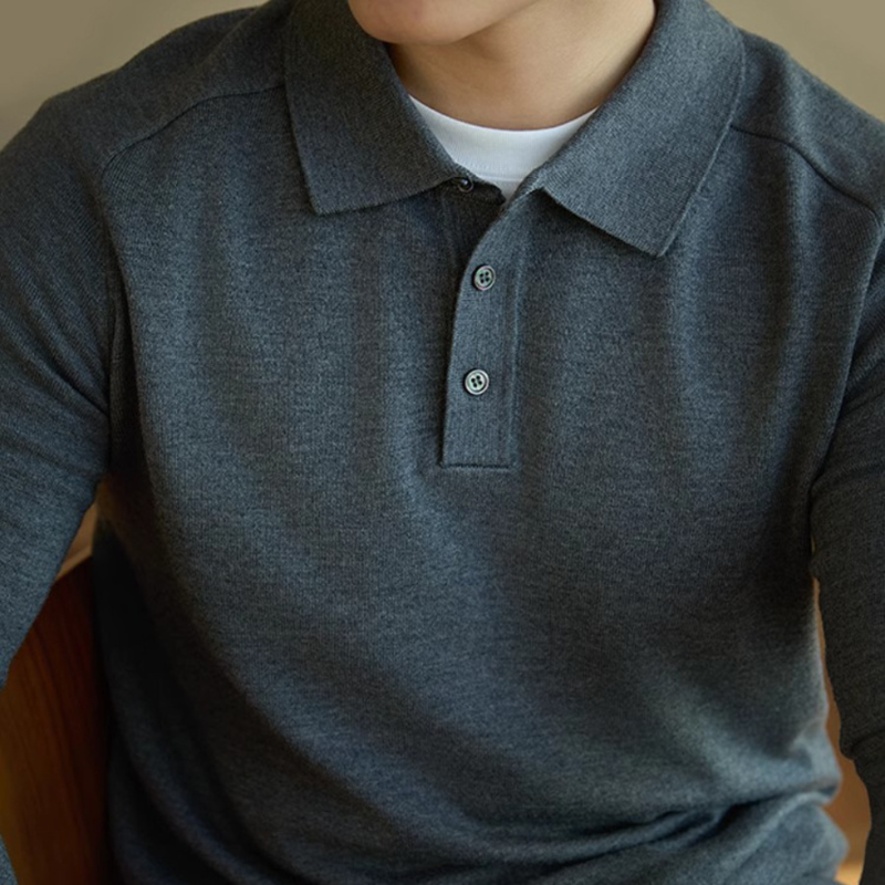 100% Premium Wolle Polo