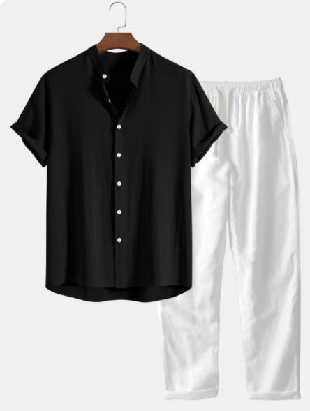 LK® | 2-teiliges Schickes Casual Leinen Set