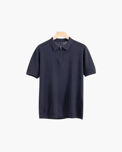 IBIZA Zip-Up Polo Shirt