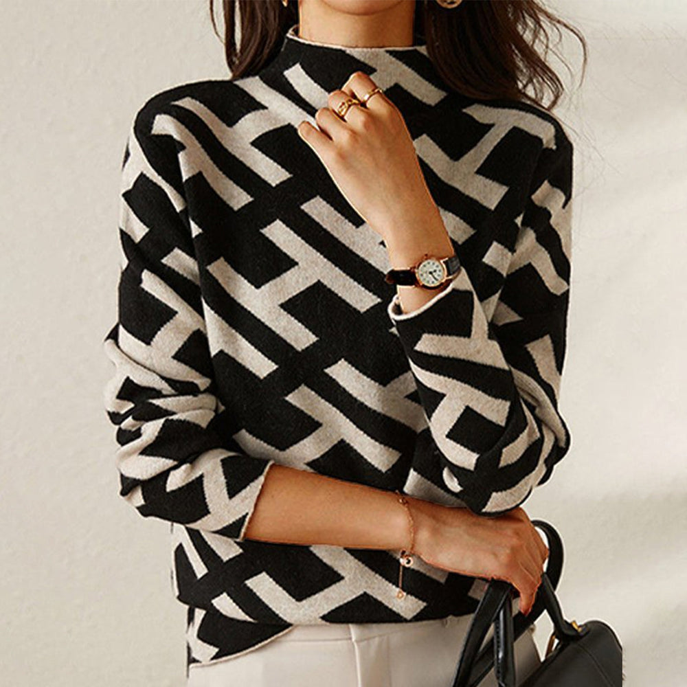 LK® | Moderner Pullover mit Mustern