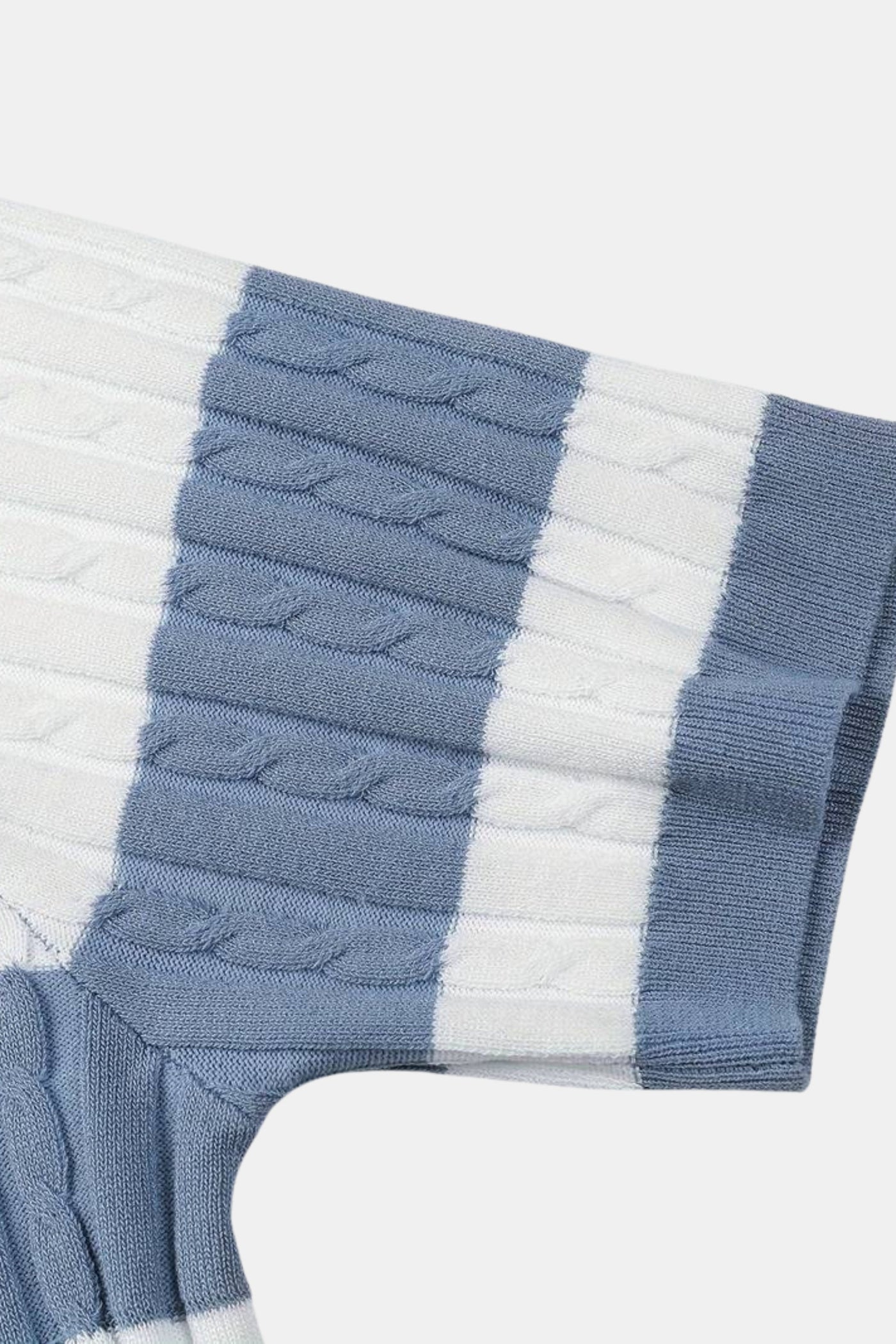 Kraus Weißer Streifen Polo