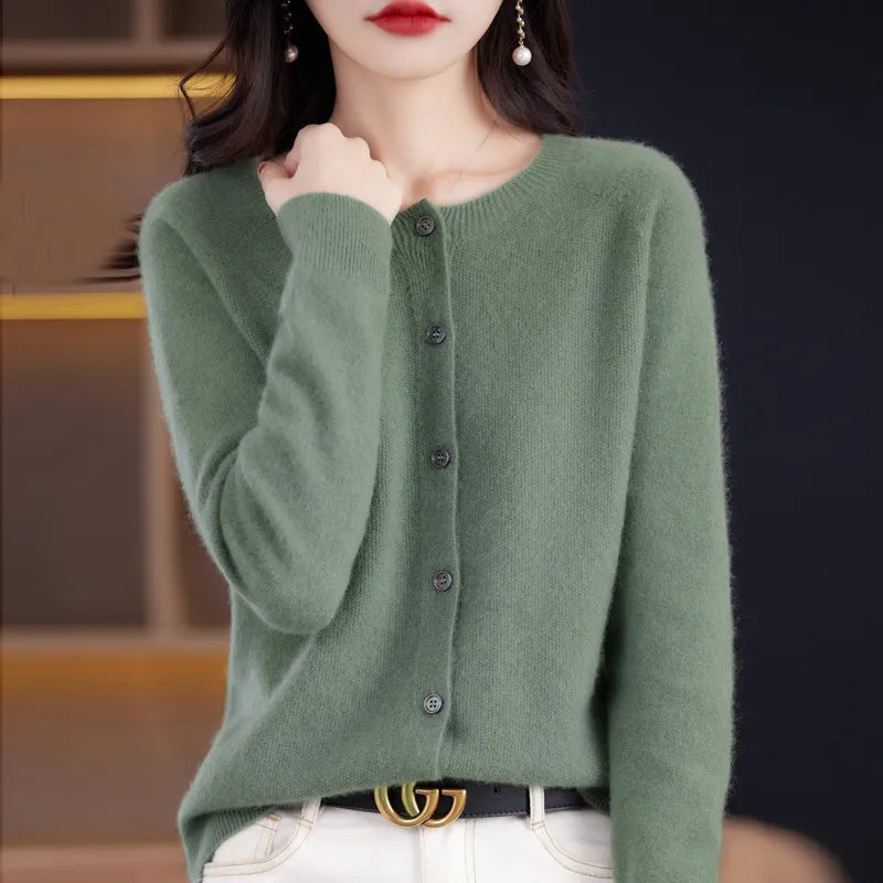 LK® | Eleganter Knopf-Cardigan